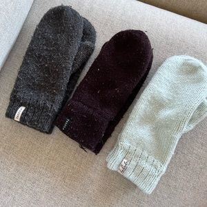 3 Aritzia mitten bundle!!